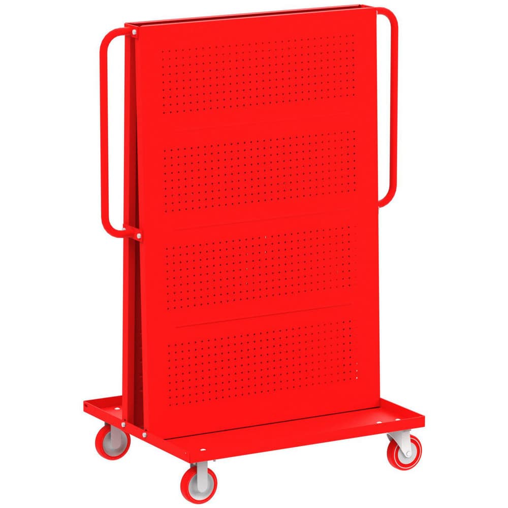 Mobile Work Stands, Stand Type: Mobile A-Frame Lean Tool Cart , Stand Style: A-Frame , Brake Type: Wheel Brake , Leg Style: Fixed , Load Capacity: 1000  MPN:F89551R