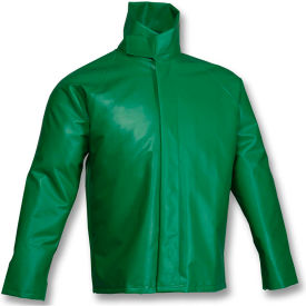 Tingley® J41008 SafetyFlex® Storm Fly Front High Collar Jacket Green Large J41008.LG