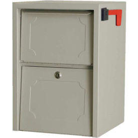 dVault Weekend Away Secure Mailbox with Vault DVJR0060 - Front Access - Sand DVJR0060-6