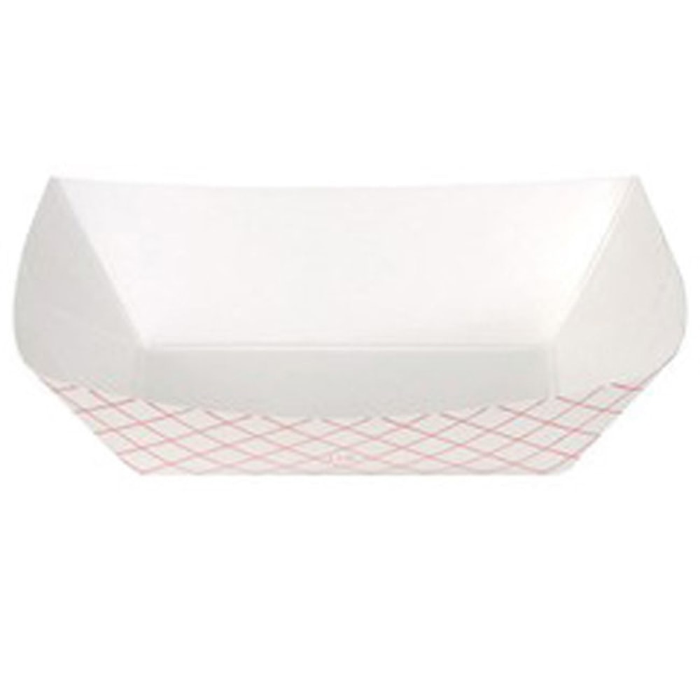 Dixie Boat-Shaped Food Trays, 1 Lbs, Red/White, Case Of 1,000 (Min Order Qty 2) MPN:RP1008