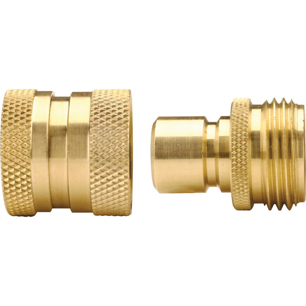 Garden Hose Fittings & Repair Kits, Kit Type: Male and Female GH Coupler and Plug , Connector Type: Male, Quick-Connect, Female  MPN:500QCK