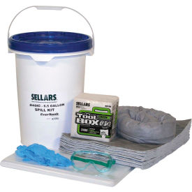 EverSoak® General Purpose 6.5 Gallon Pail Spill Kit 6.5 Gallon Capacity 1 Spill Kit/Case 99070