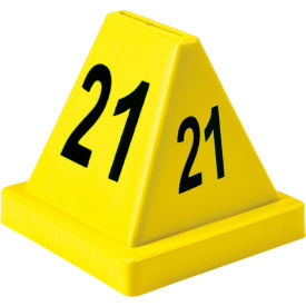 GoVets™ Numbered Cones 21-40 Yellow 589412