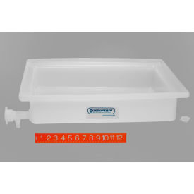 SP Bel-Art General Purpose Polyethylene Tray with Faucet 18 x 22 x 4