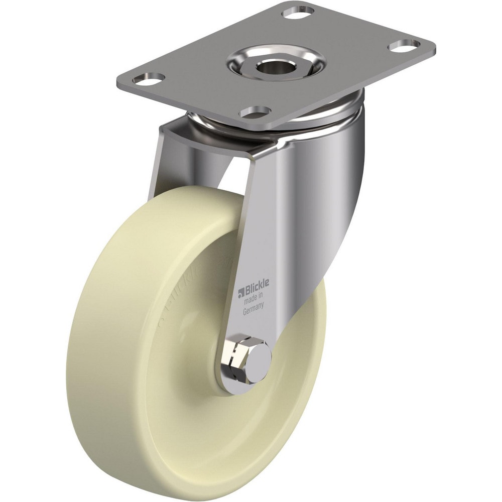 Top Plate Casters, Mount Type: Plate , Number of Wheels: 1.000 , Wheel Diameter (Inch): 5 , Wheel Material: Polyurethane , Wheel Width (Inch): 1-9/16  MPN:910365