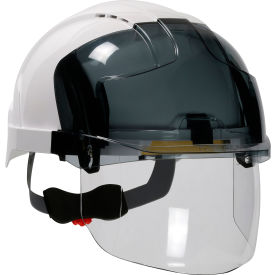 Evo Vistashield Industrial Safety Helmet ABS Shell Type I Vented 6-Pt Polyester Suspension White 280-EVSV-01W