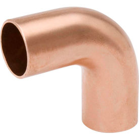 Mueller W 02621 3/8 In. Wrot Copper 90 Degree Long Radius Elbow - Street X Street W 02621