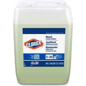 P&G Pro Line® Clorox Bleach Liquid Laundry Additive Unscented 5 Gallon Closed Loop Bottle 70678