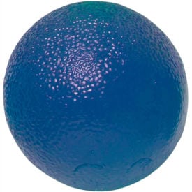 CanDo® Gel Hand Exercise Ball Small Circular Blue Firm 10-1494