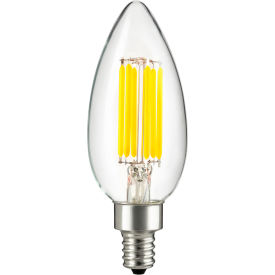 Sunlite® LED Filament B11 Bulb 120V 5W 600 Lumens Candelabra Screw Base 4000K Cool White 81101-SU