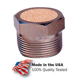 Arrow ASP-4BV Pneumatic Breather Vent Sintered Bronze 40 Micron 1/2 NPT 150 PSI - Pkg Qty 10 ASP-4BV