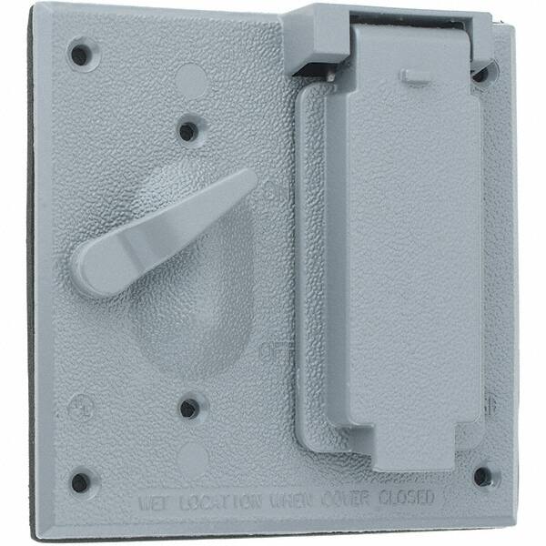 Device Electrical Box Cover: Zinc MPN:WM2SD-GY