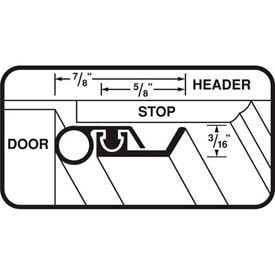 M-D Universal Door Jamb Weatherstrip 3 Piece Kit 01271 Brite Gold  includes hardware for install 01271