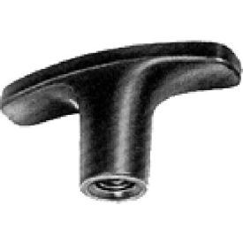 J.W. Winco TIR Nylon T-Bar Knob W/Threaded mm Diameter 57mm Length M8x1.25 7381020