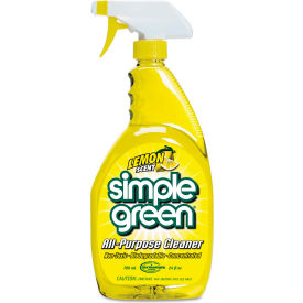 Simple Green® Industrial Cleaner and Degreaser Lemon Scent 24oz. Bottle 12 Bottles - 14002 SMP14002