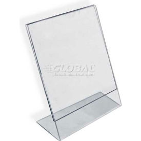 Approved 112708 Vertical Slanted L-Shaped Acrylic Sign Holder 11