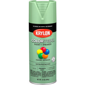 Krylon® Colormaxx™ Paint & Primer 12 oz. Satin Pistachio - Pkg Qty 6 K05575007