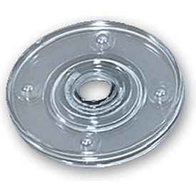Approved 610133-CLR Flat Revolving Display Base 0.5