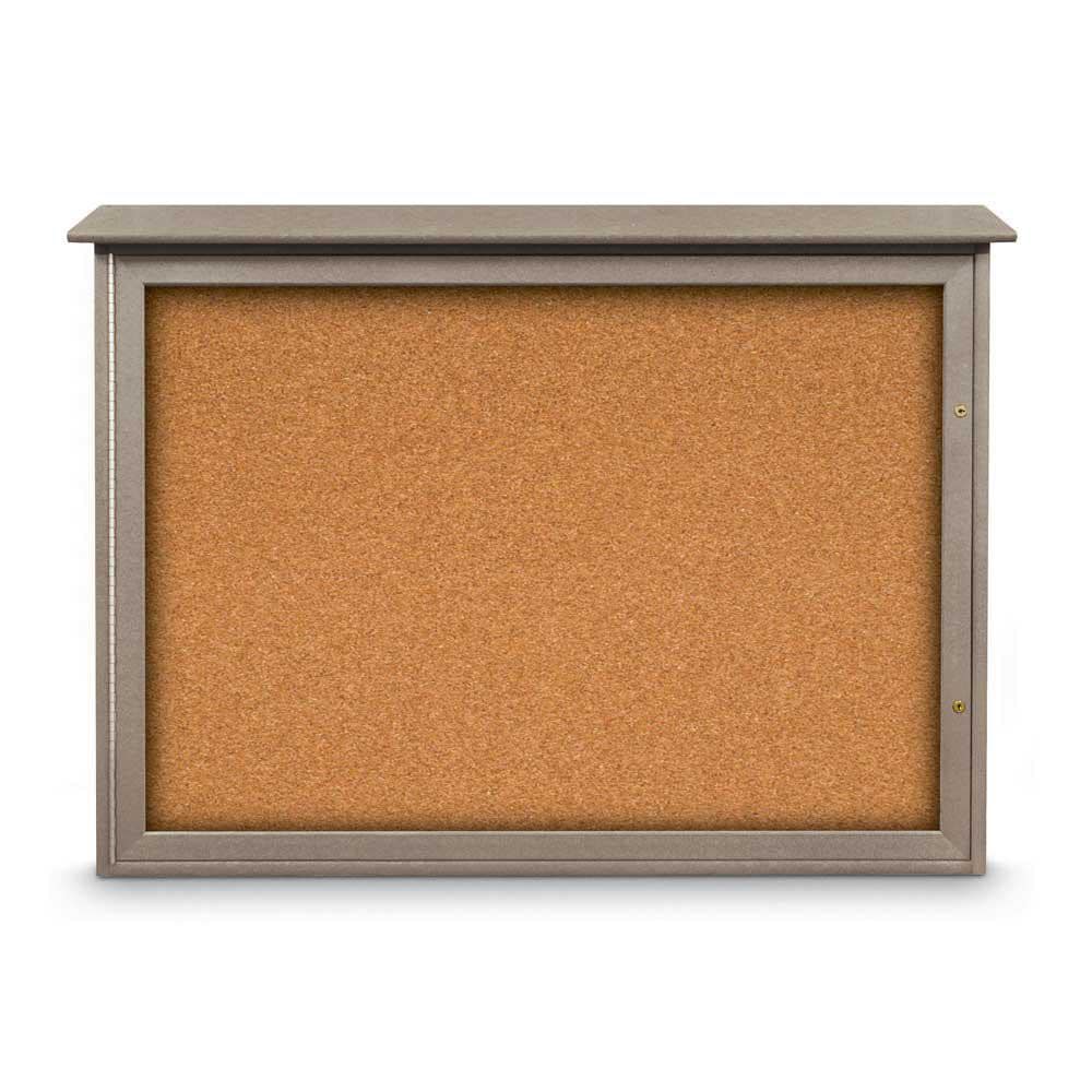 Enclosed Cork Bulletin Board: 48