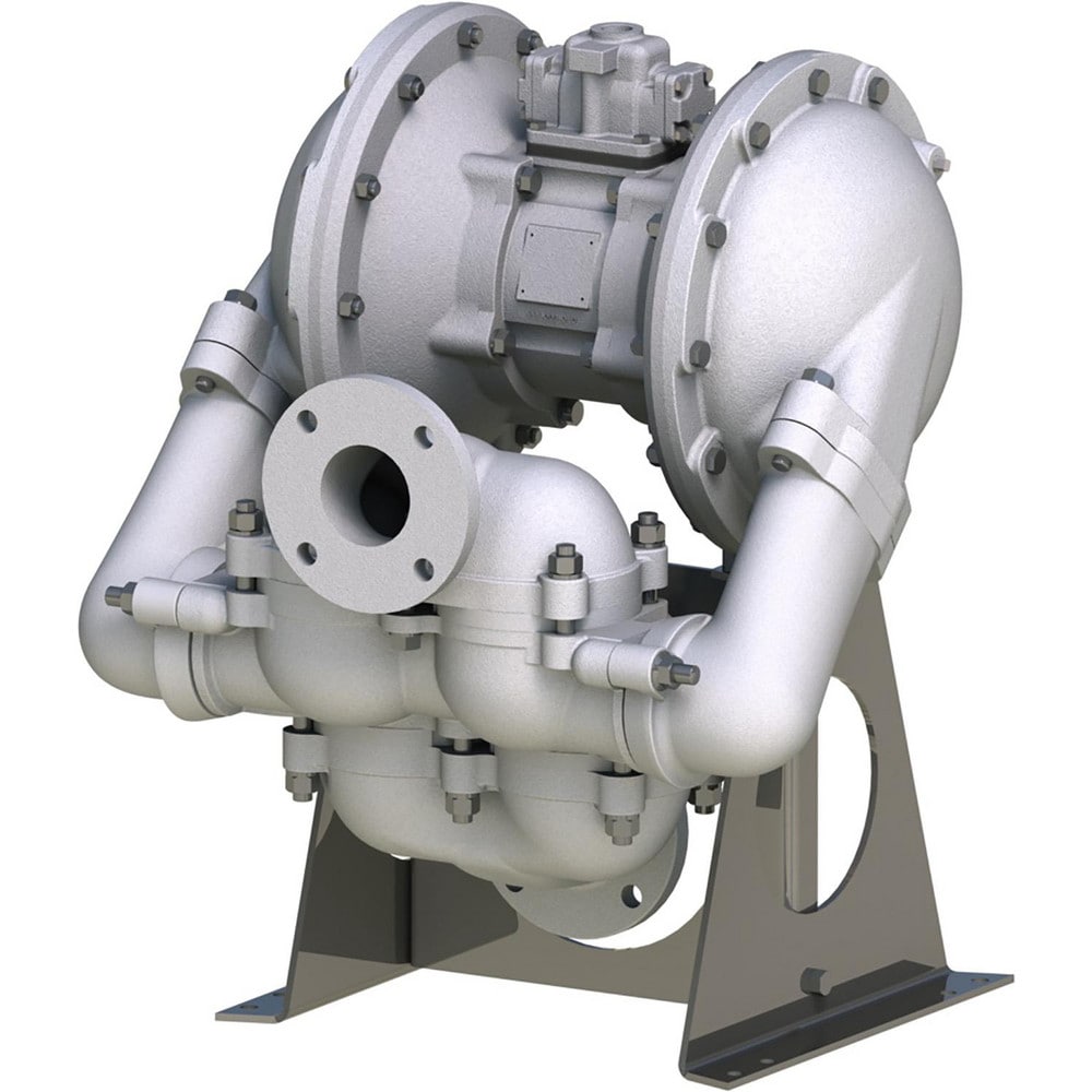 Air-Operated Diaphragm Pumps, Maximum Flow Rate (Gpm - 2 Decimals): 290.00 , Maximum Working Pressure: 125.000 , Thread Type: Flange , Inlet Size: 3in  MPN: