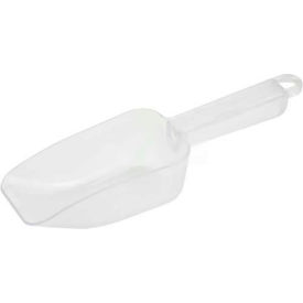 Winco PS-10 Utility Scoop 10 oz Clear Polycarbonate - Pkg Qty 12 PS-10