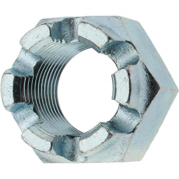 Hex Lock Nut: 3/4-16, Grade 5 Steel, Zinc-Plated MPN:MP31287