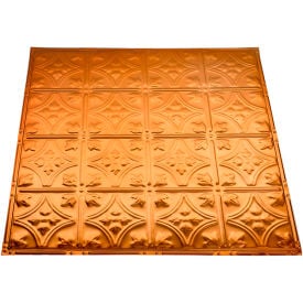 Great Lakes Tin Hamilton 2' X 2' Nail-up Tin Ceiling Tile in Copper - T52-08 T52-08