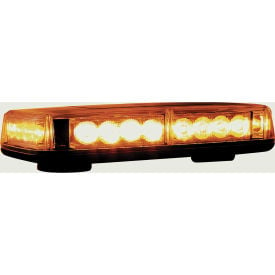 Buyers LED Rectangular Amber Mini Lightbar 12VDC - Magnetic 24 LEDs - 8891040 8891040