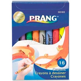 Prang 100 Crayons Made with Soy 16 Colors/Box 100