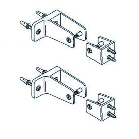 Starter Panel to Wall and Panel to Pilaster Bracket Kit for Steel Partition 15-520