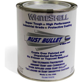 Rust Bullet WhiteShell Protective Coating and Topcoat Quart Can WSQ WSQ