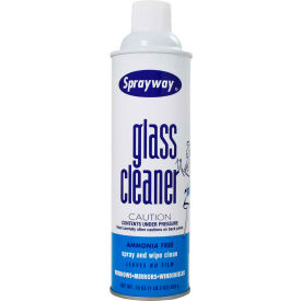 Sprayway Foaming Glass Cleaner 20 oz. Aerosol Can 12 Cans/Case - SW050 SW050