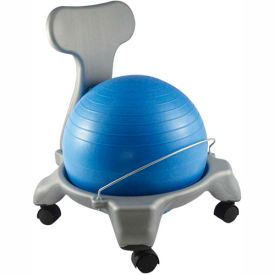 CanDo® Plastic Mobile Ball Chair with Back Child Size 38 cm Ball 30-1795