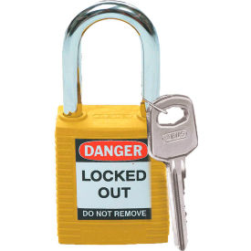 Brady® 99570 Safety Lockout Padlock With Label 1-1/2