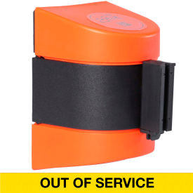 WallPro 400 Wall Mount Retractable Belt Barrier Orange Case W/15' Yellow 