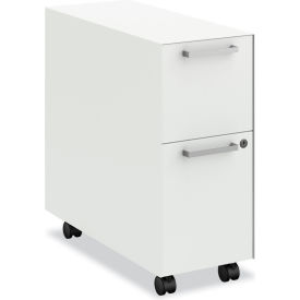 HON® Fuse™ Mobile Slim Pedestal File Cabinet with 2 Drawers 10