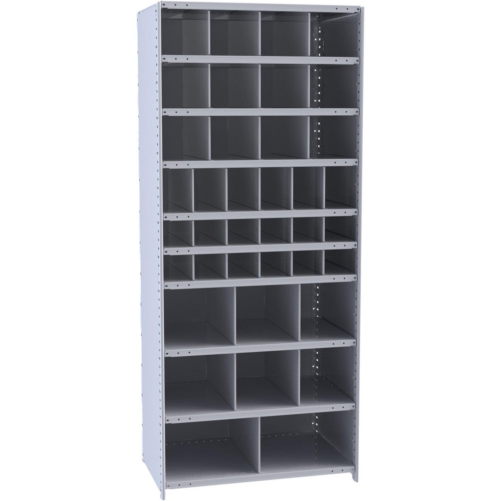 Bin Shelving, Bin Shelving Type: Clip Shelving , Shelf Construction: Solid , Shelf Type: Fixed , Shelf Capacity: 800 , Assembled: No  MPN:5535-18HG