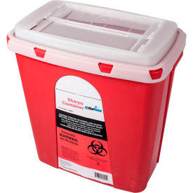 First Voice™ 6 Gallon Sharps Container with OSHA Compliant Blood Borne Pathogen Training 1 Set TS-4629-10TRA1800