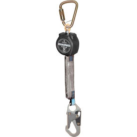 FallTech® 72706SB1 DuraTech 6' Mini SRD Single-Leg Steel Carabiner & Steel Snap Hook 72706SB1