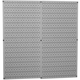 Wall Control Pegboard Pack- 2 Panels Gray Metal 32