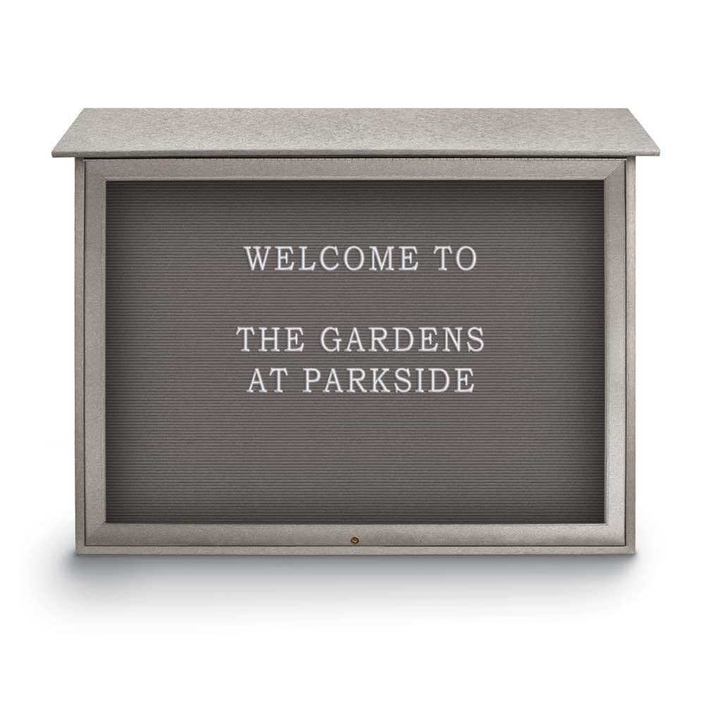 Enclosed Letter Board: 45