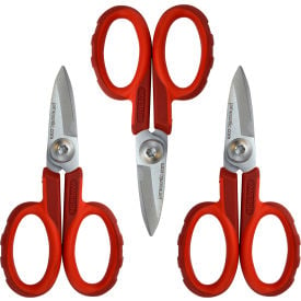 Jameson Tools Fiber Optic Insulated Electrician's Scissors 5-1/2