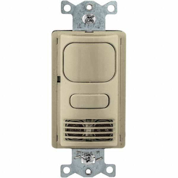 Motion Sensing Wall Switches, Switch Type: Occupancy or Vacancy Sensor Duel Switch , Sensor Type: Ultasonic, Infared , Coverage (Sq. Ft.): 1000  MPN:AD2000I1