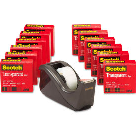 Scotch® Transparent Tape Dispenser Value Pack 1