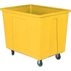 Wesco® Plastic Box Truck 4 Bushel Yellow 272507 5