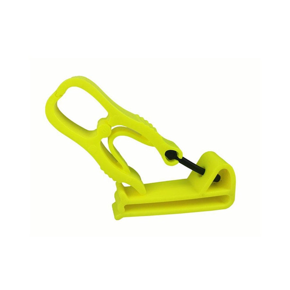 Glove Clip With Belt Slot, Plastic, Lime, 1 Pair MPN:BS-Y