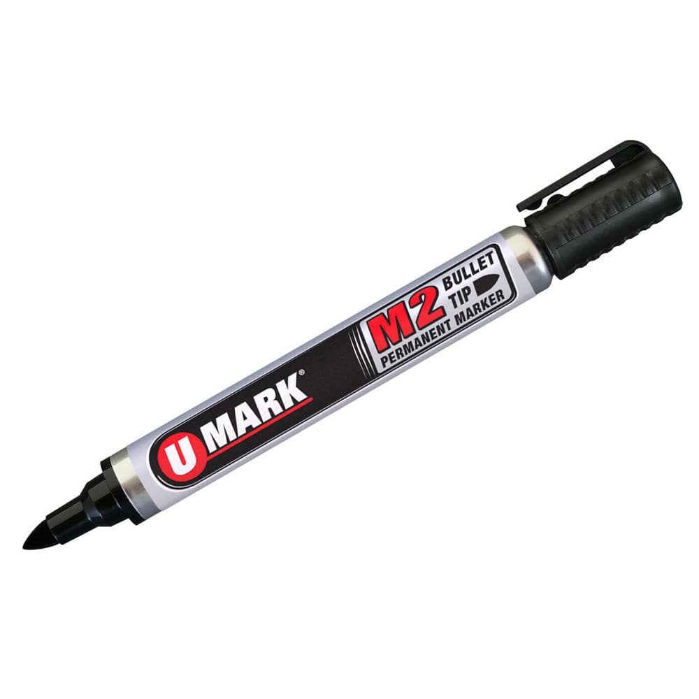 Markers & Paintsticks, Marker Type: Ink Marker, Tip Shape: Bullet, Color: Black, Tip Type: Bullet, For Use On: Wood, Glass, Corrugated Boxes, Wax Cartons MPN:10560