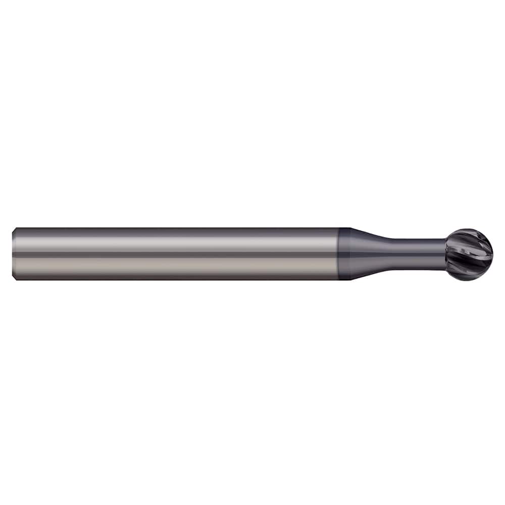 Undercutting End Mills, Mill Diameter (Inch): 1/8 , Overall Length (Inch): 2 , Radius: 0.0625 , Flute Direction: Right Hand , Cutting Direction: Right Hand  MPN:748908-C6