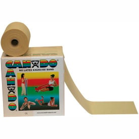 CanDo® Latex-Free Exercise Band Tan 50 Yard Roll 1 Roll/Box 10-5620