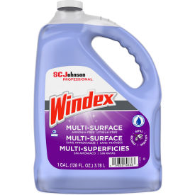 Windex Multi-Surface Ammonia Free Streak-Free Cleaner 128 oz Refill Bottle 4/Case - 697262 697262